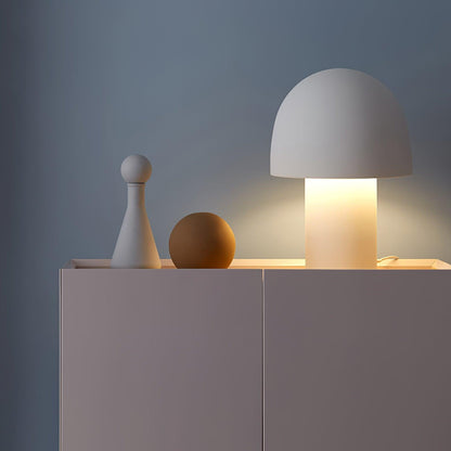 Mushroom Table Lamp | Metal & Iron | White, Green, Orange Options