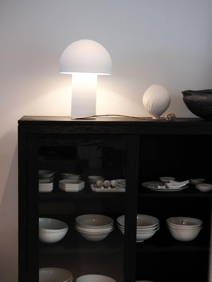 Mushroom Table Lamp | Metal & Iron | White, Green, Orange Options