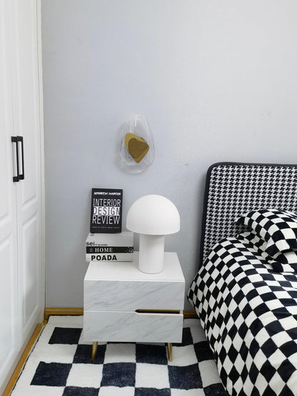 Mushroom Table Lamp | Metal & Iron | White, Green, Orange Options