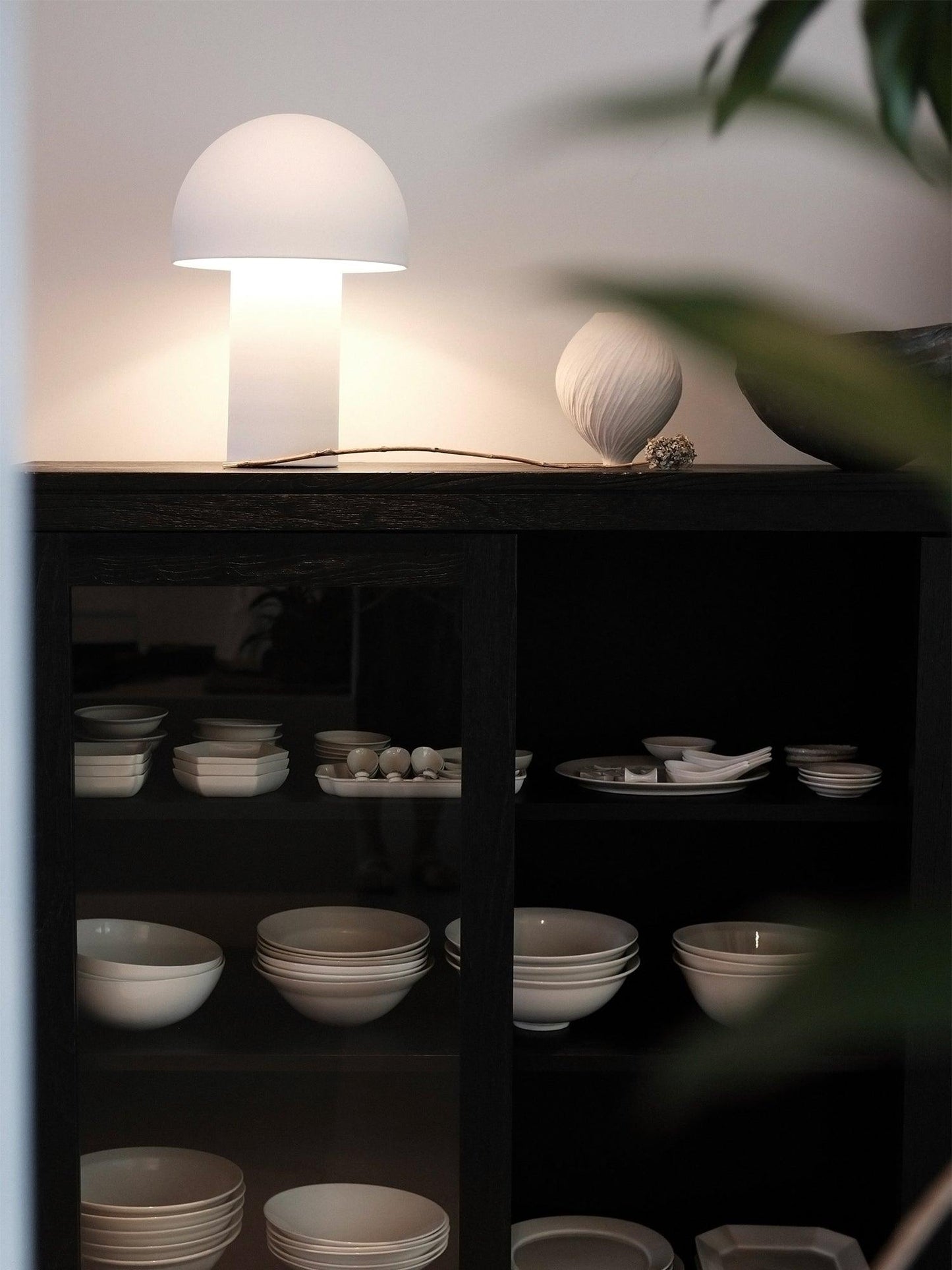 Mushroom Table Lamp | Metal & Iron | White, Green, Orange Options