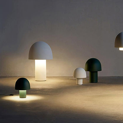 Mushroom Table Lamp | Metal & Iron | White, Green, Orange Options