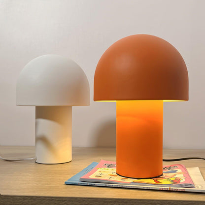 Mushroom Table Lamp | Metal & Iron | White, Green, Orange Options