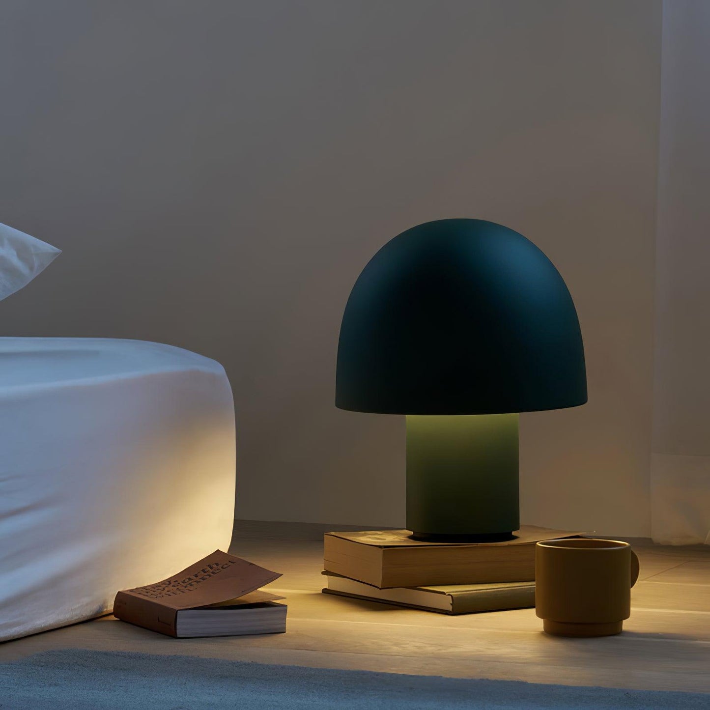 Mushroom Table Lamp | Metal & Iron | White, Green, Orange Options