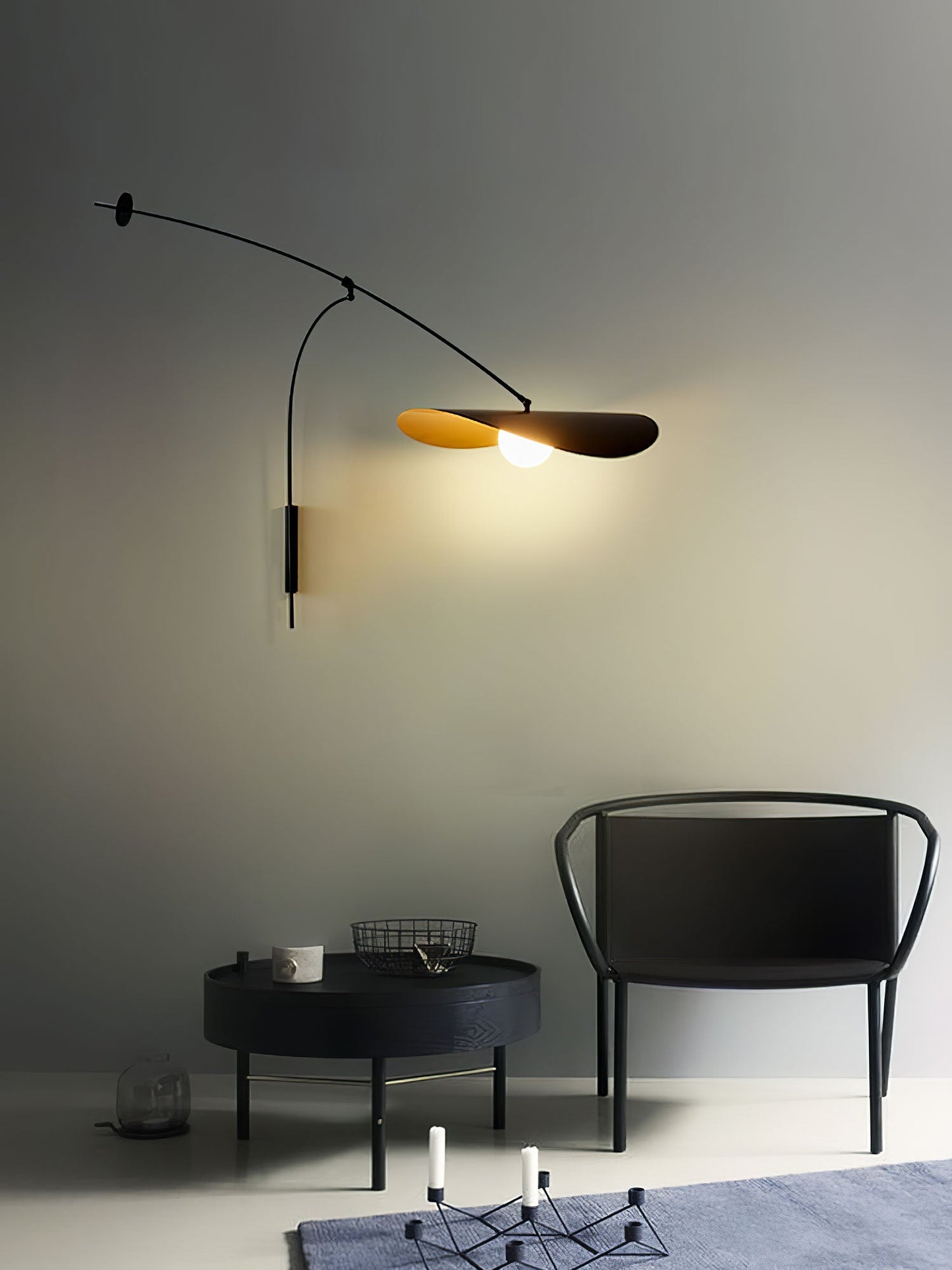 Myrna Wall Light | Handblown Glass & Iron | Set of 2