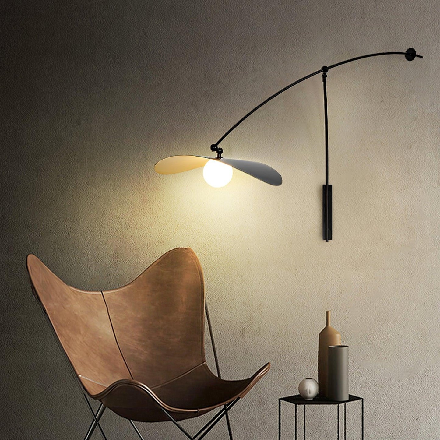 Myrna Wall Light | Handblown Glass & Iron | Set of 2