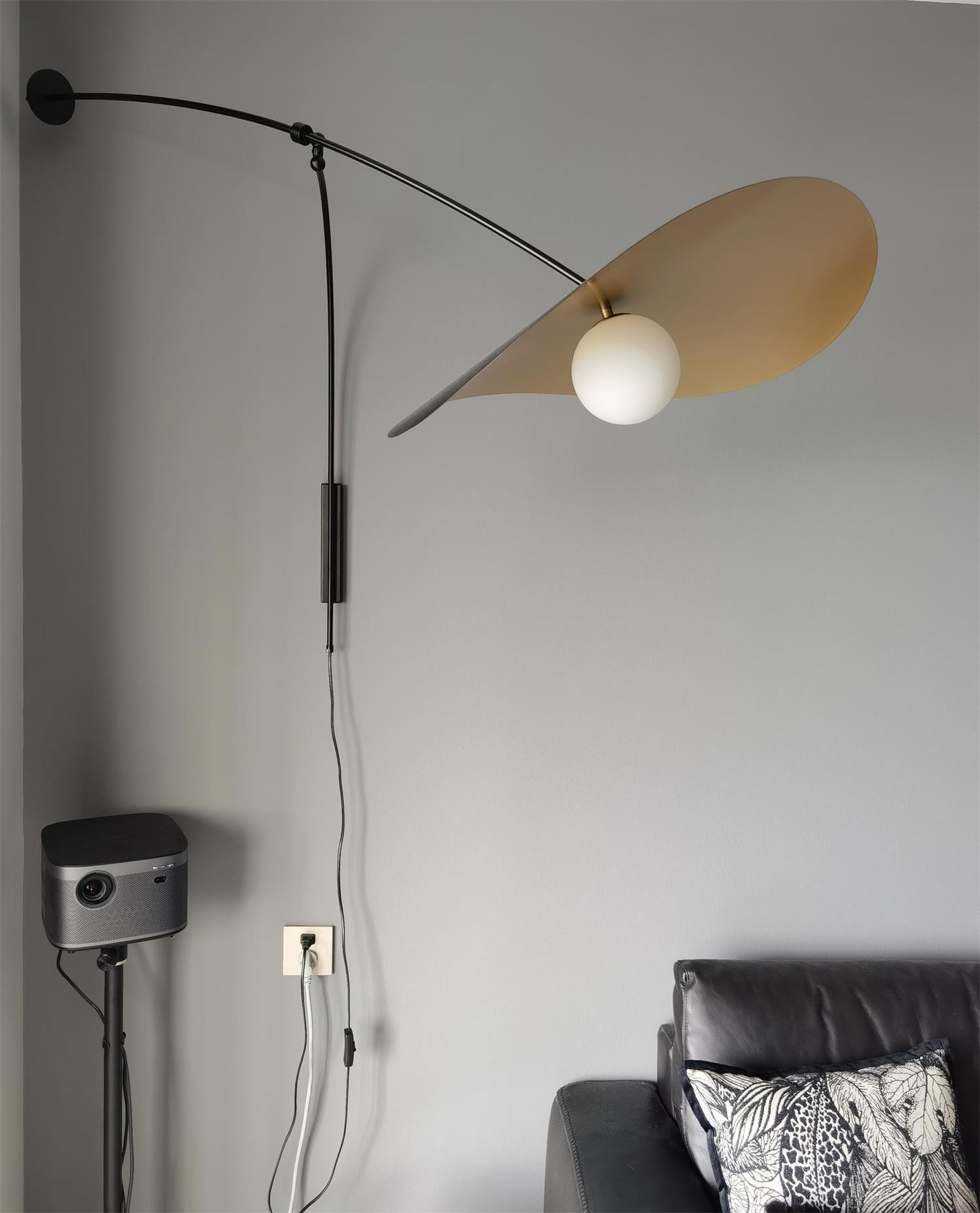 Myrna Wall Light | Handblown Glass & Iron | Set of 2