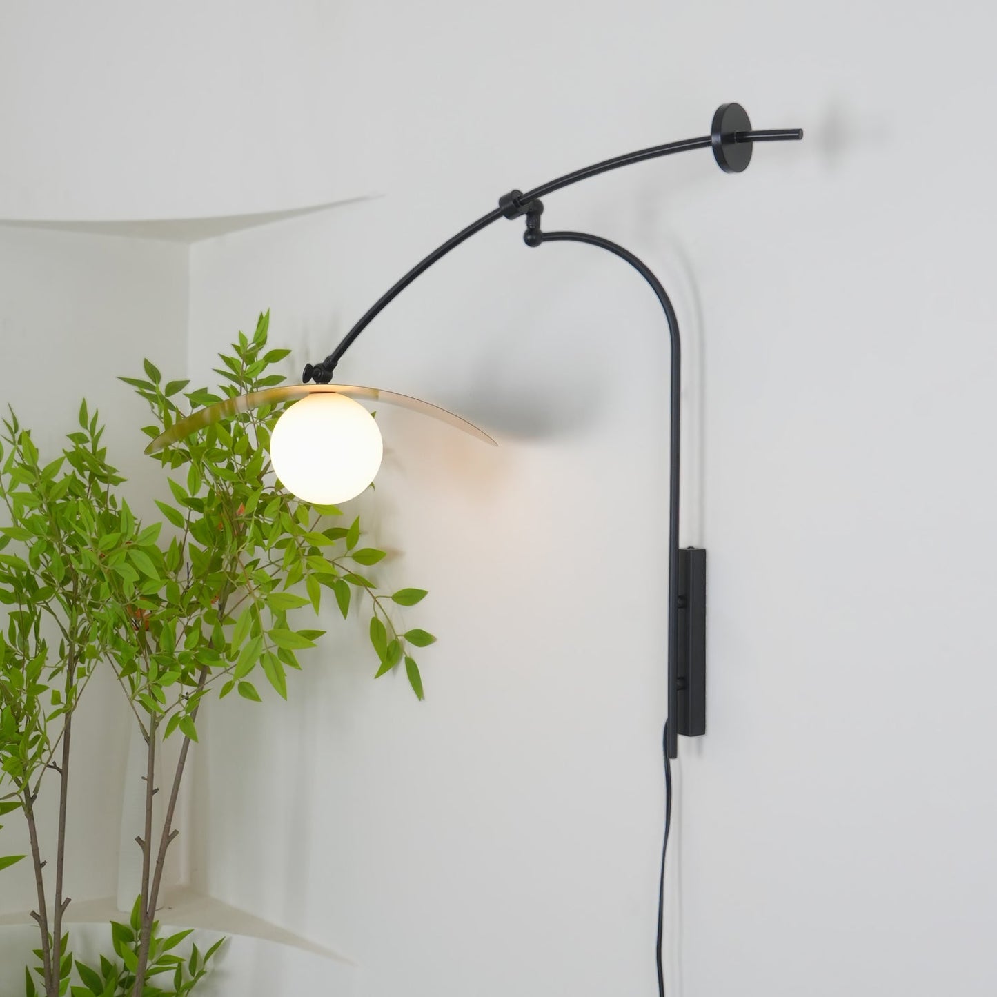 Myrna Wall Light | Handblown Glass & Iron | Set of 2