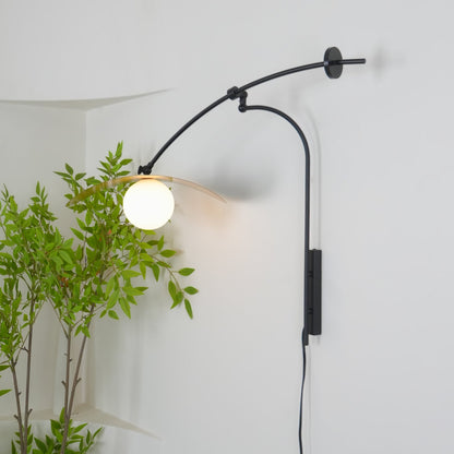 Myrna Wall Light | Handblown Glass & Iron | Set of 2