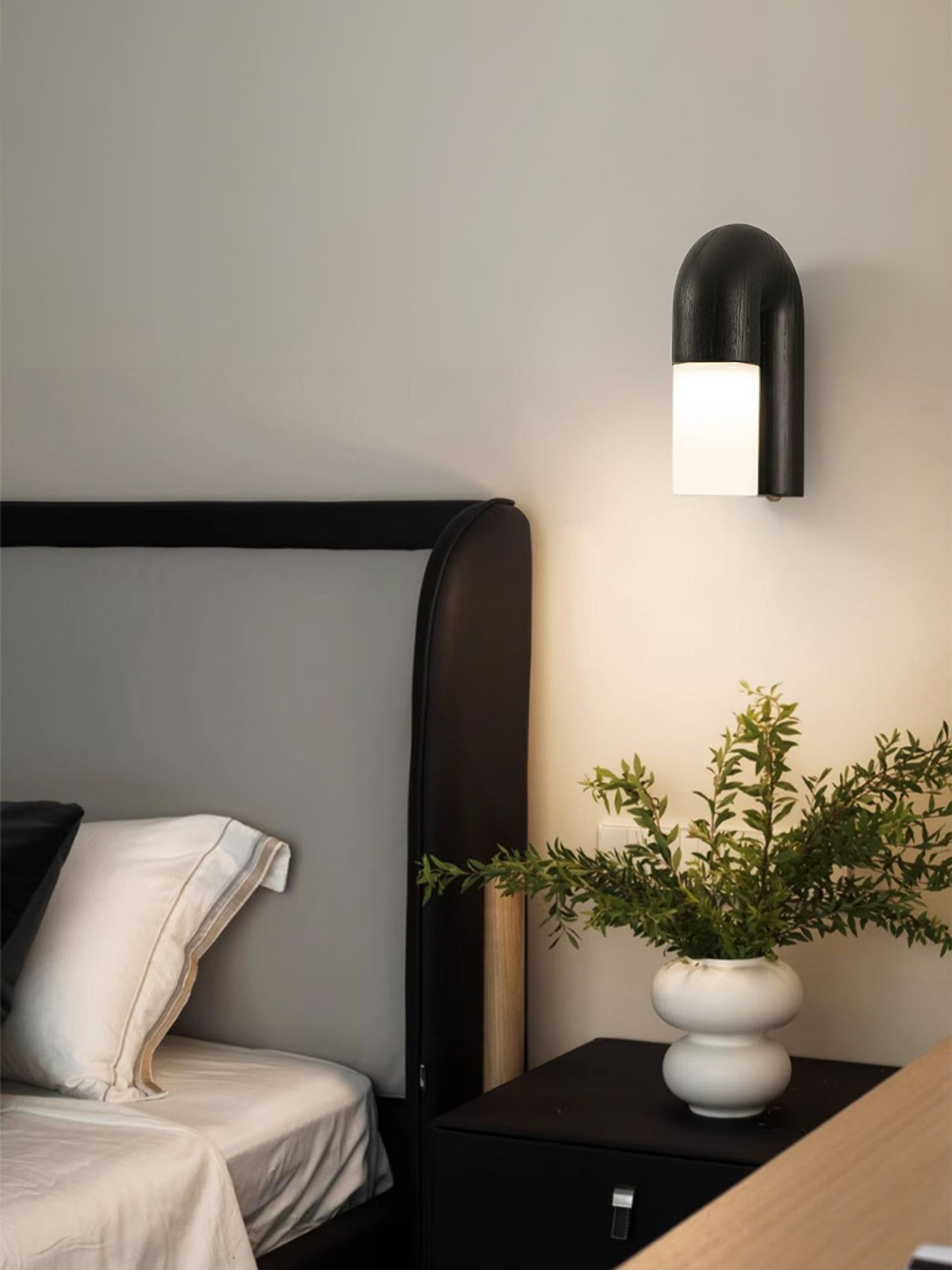 Arcus Wood Wall Lamp | Wood/Metal/Acrylic | Various Finishes