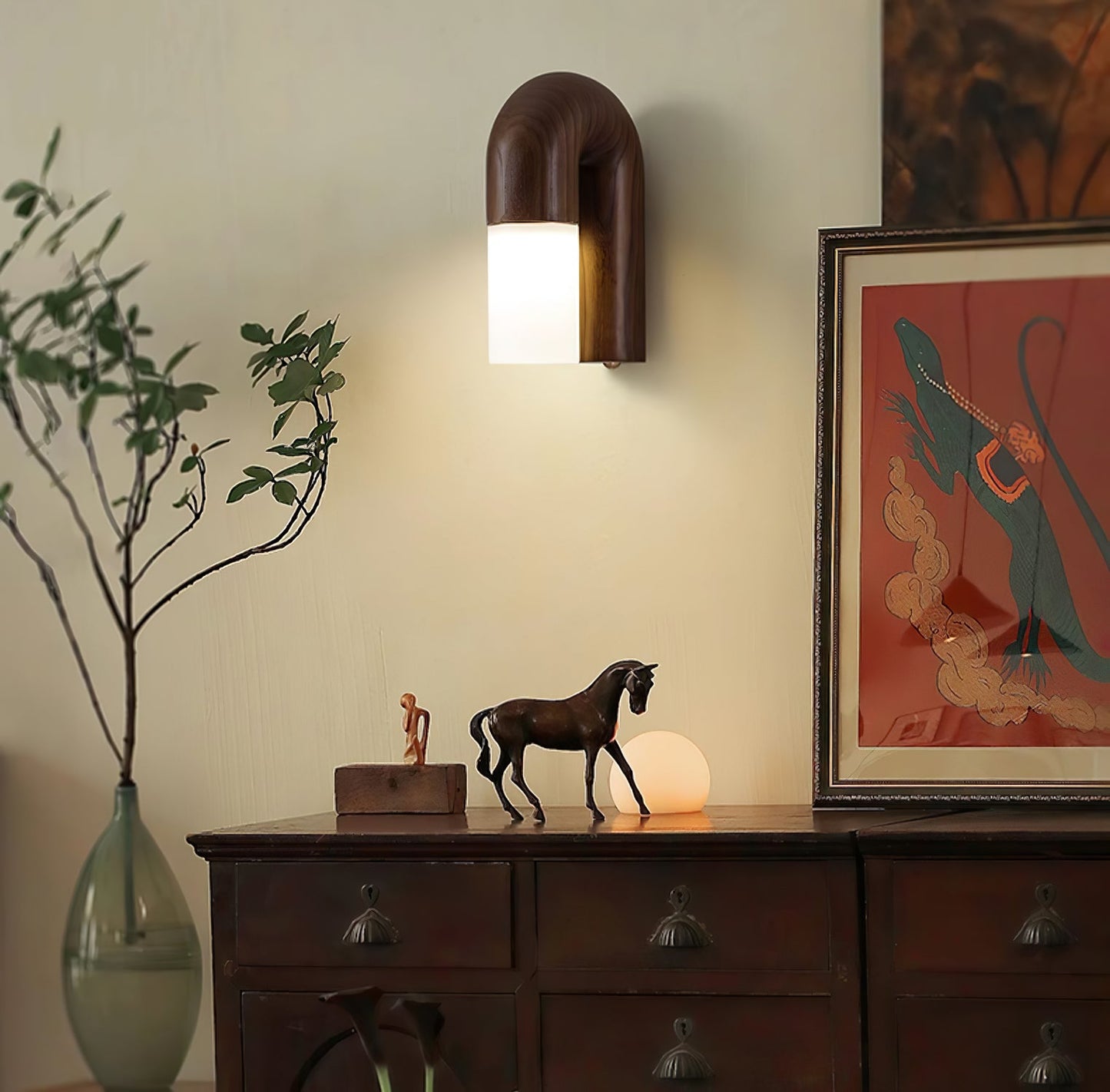 Arcus Wood Wall Lamp | Wood/Metal/Acrylic | Various Finishes