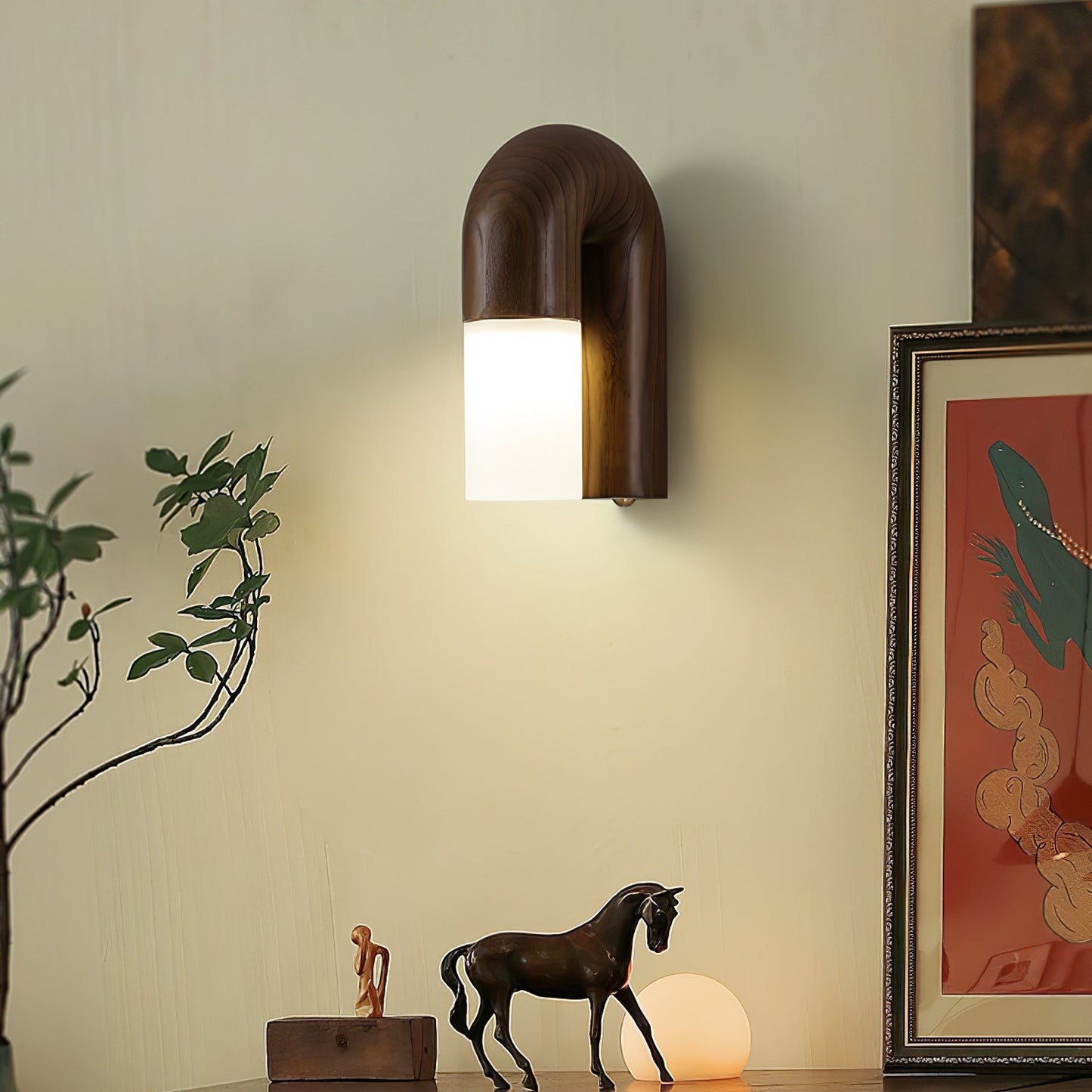 Arcus Wood Wall Lamp | Wood/Metal/Acrylic | Various Finishes