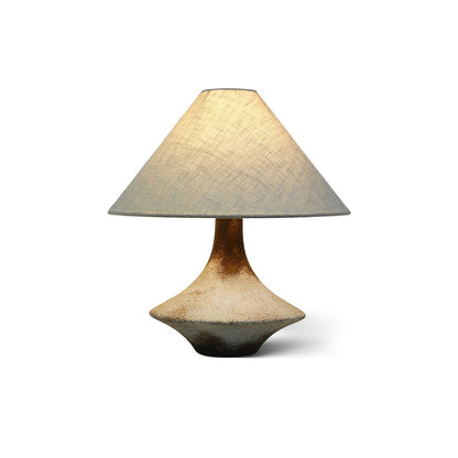 Napa Valley Table Lamp | Metal Ceramic Fabric | Beige
