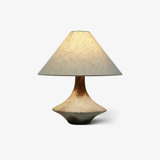 Napa Valley Table Lamp | Metal Ceramic Fabric | Beige