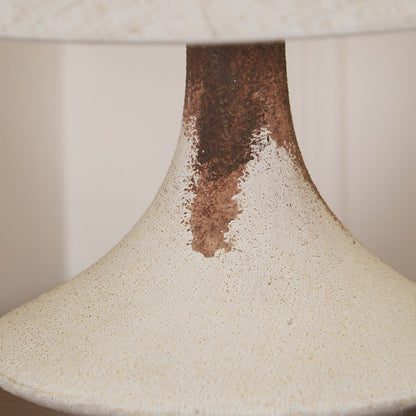 Napa Valley Table Lamp | Metal Ceramic Fabric | Beige