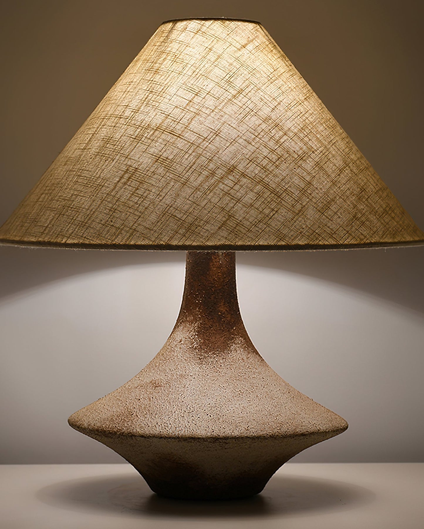 Napa Valley Table Lamp | Metal Ceramic Fabric | Beige