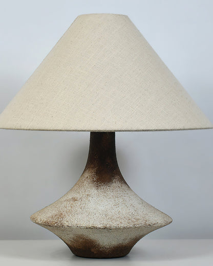 Napa Valley Table Lamp | Metal Ceramic Fabric | Beige