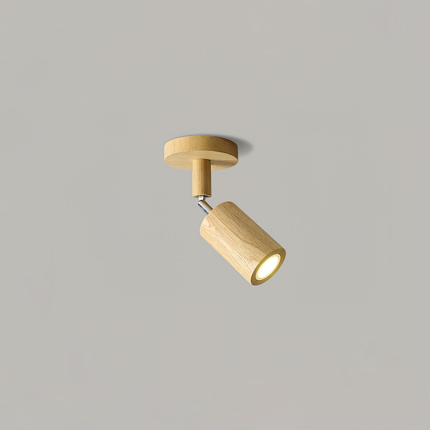 Natural Wood Beam Spotlight | Walnut Finish | 2 to 5 Heads Available