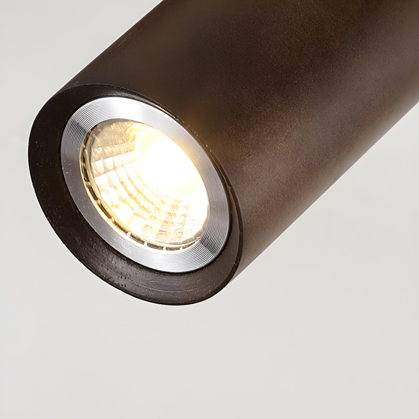 Natural Wood Beam Spotlight | Walnut Finish | 2 to 5 Heads Available