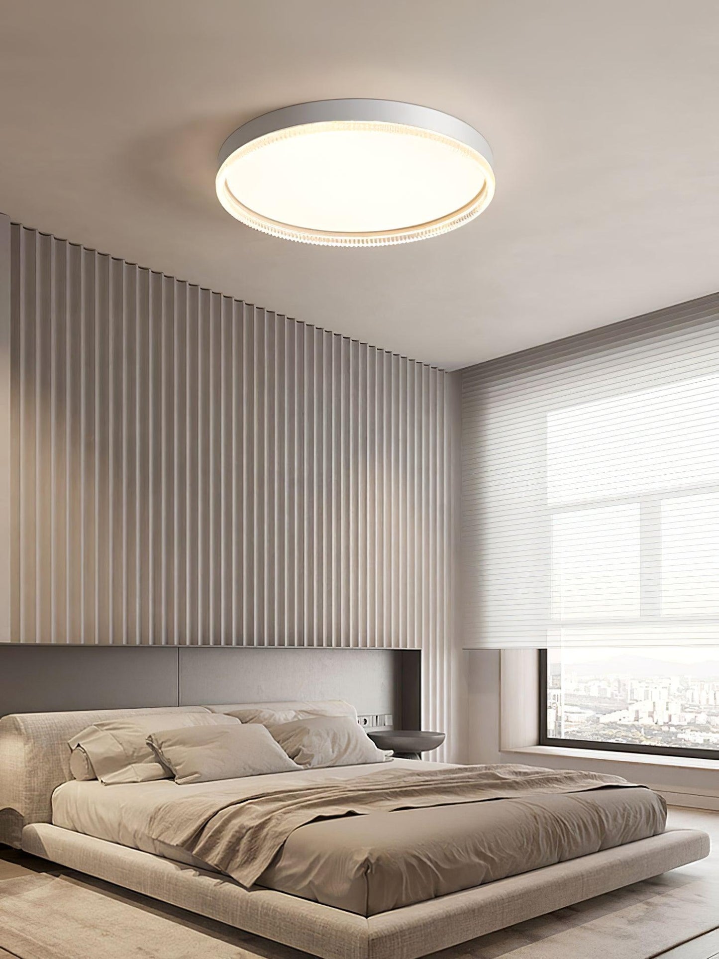 Naxos Ceiling Light | Iron, Acrylic, Metal | White