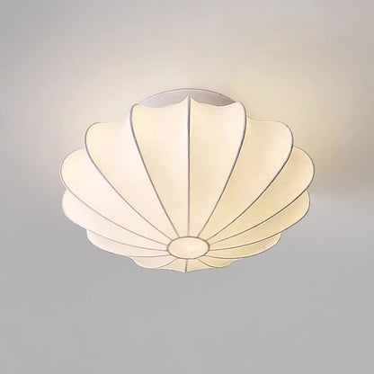 Nelson Bubble Ceiling Lamp | White Metal & Silk | Multiple Size Options