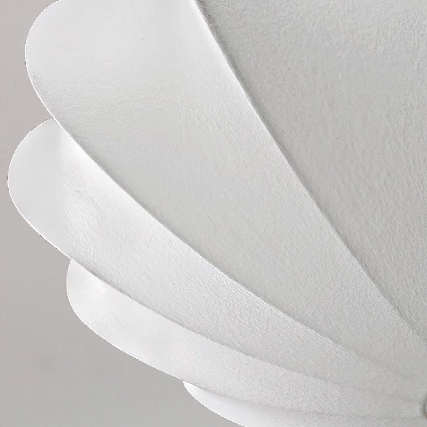 Nelson Bubble Ceiling Lamp | White Metal & Silk | Multiple Size Options