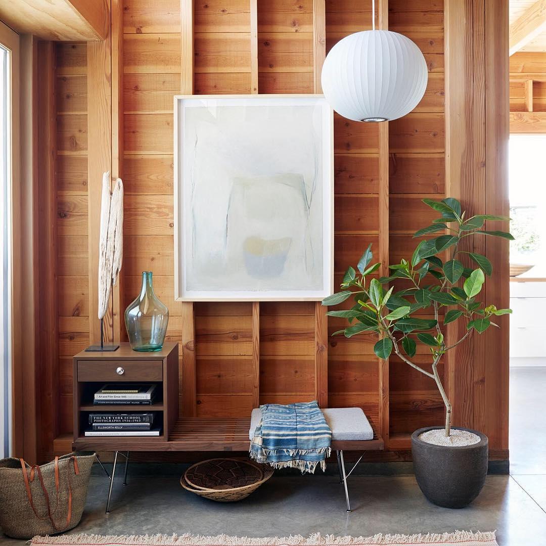 Nelson Bubble Pendant Lamp | Mulberry Silk & Steel | White