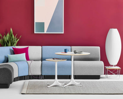 Nelson Tripod Table Lamp | Chrome & White | 4 Sizes Available