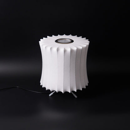 Nelson Tripod Table Lamp | Chrome & White | 4 Sizes Available