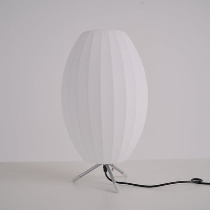 Nelson Tripod Table Lamp | Chrome & White | 4 Sizes Available
