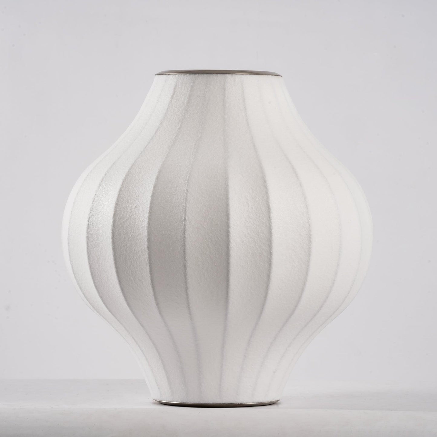 Nelson Tripod Table Lamp | Chrome & White | 4 Sizes Available