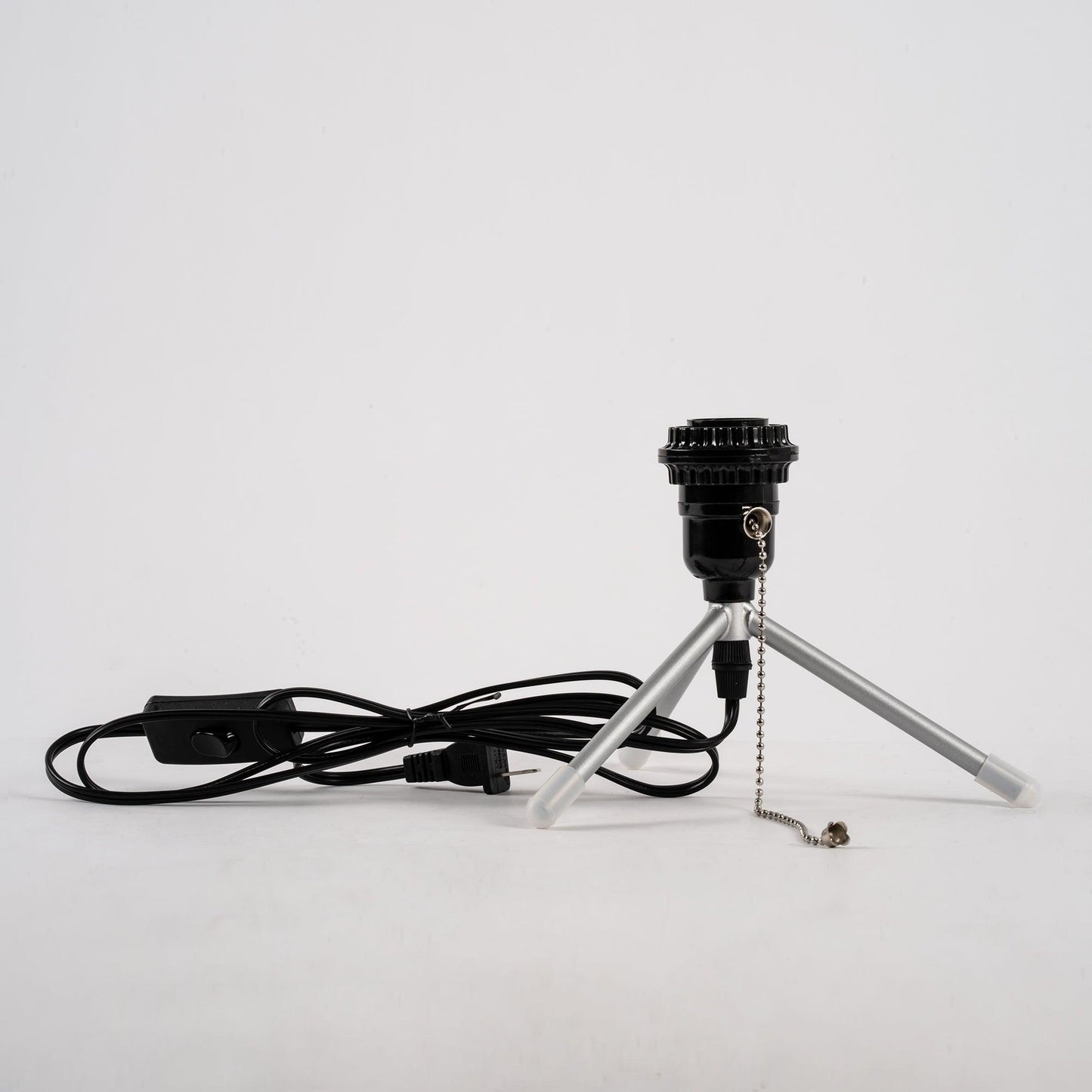 Nelson Tripod Table Lamp | Chrome & White | 4 Sizes Available