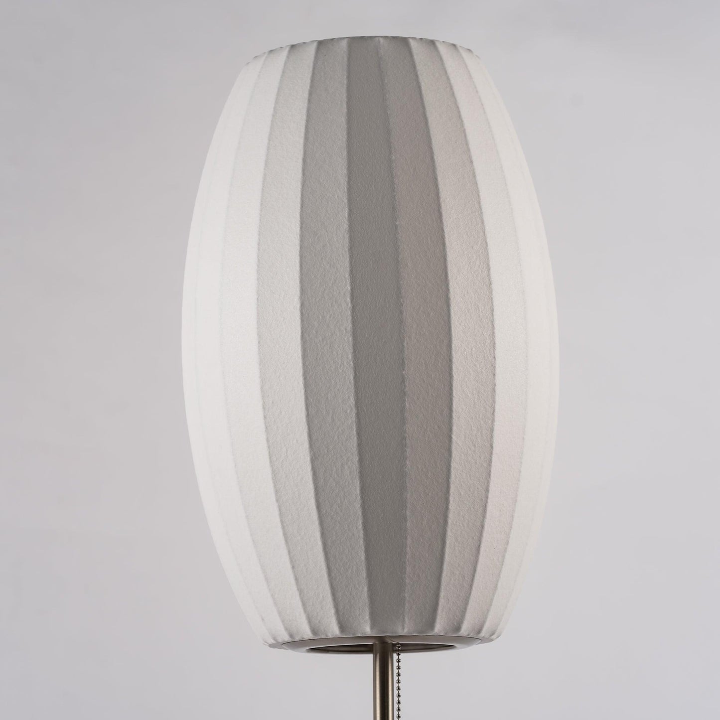 Nelson Tripod Table Lamp | Chrome & White | 4 Sizes Available