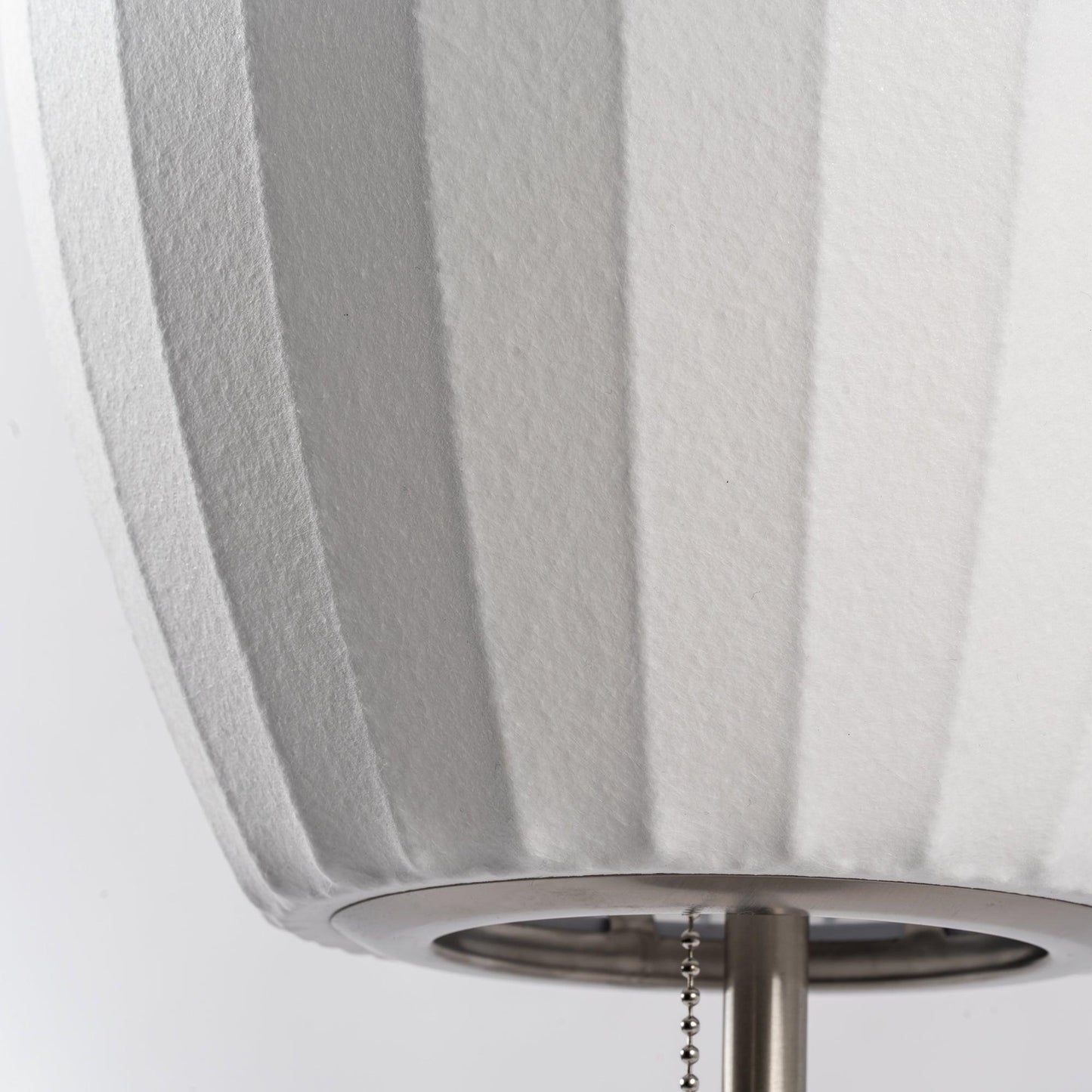 Nelson Tripod Table Lamp | Chrome & White | 4 Sizes Available