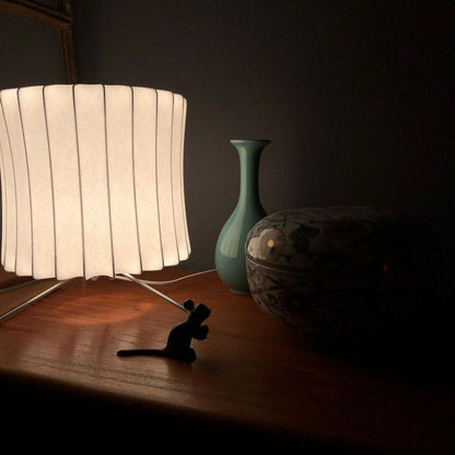 Nelson Tripod Table Lamp | Chrome & White | 4 Sizes Available
