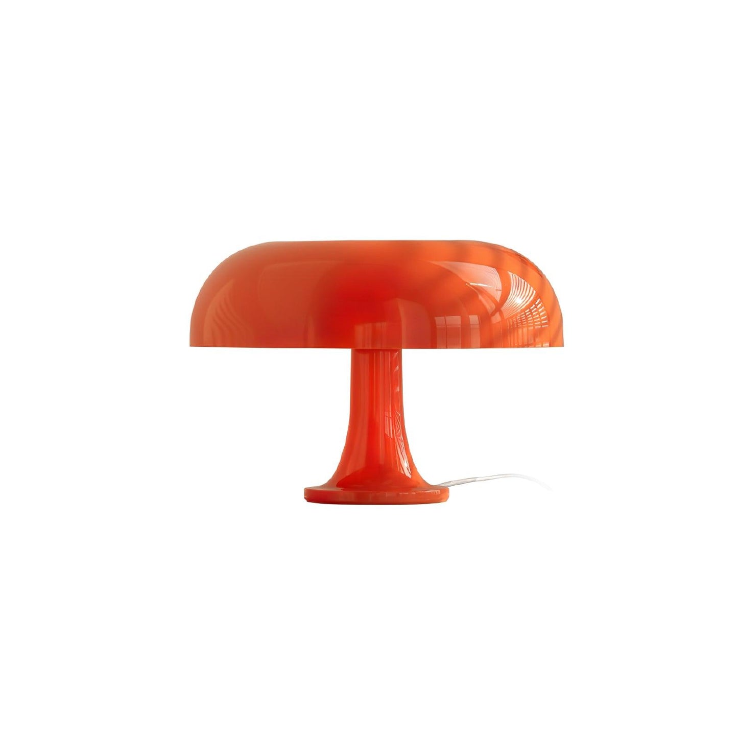 Mushroom Table Lamp | ABS Thermoplastic | Orange & White