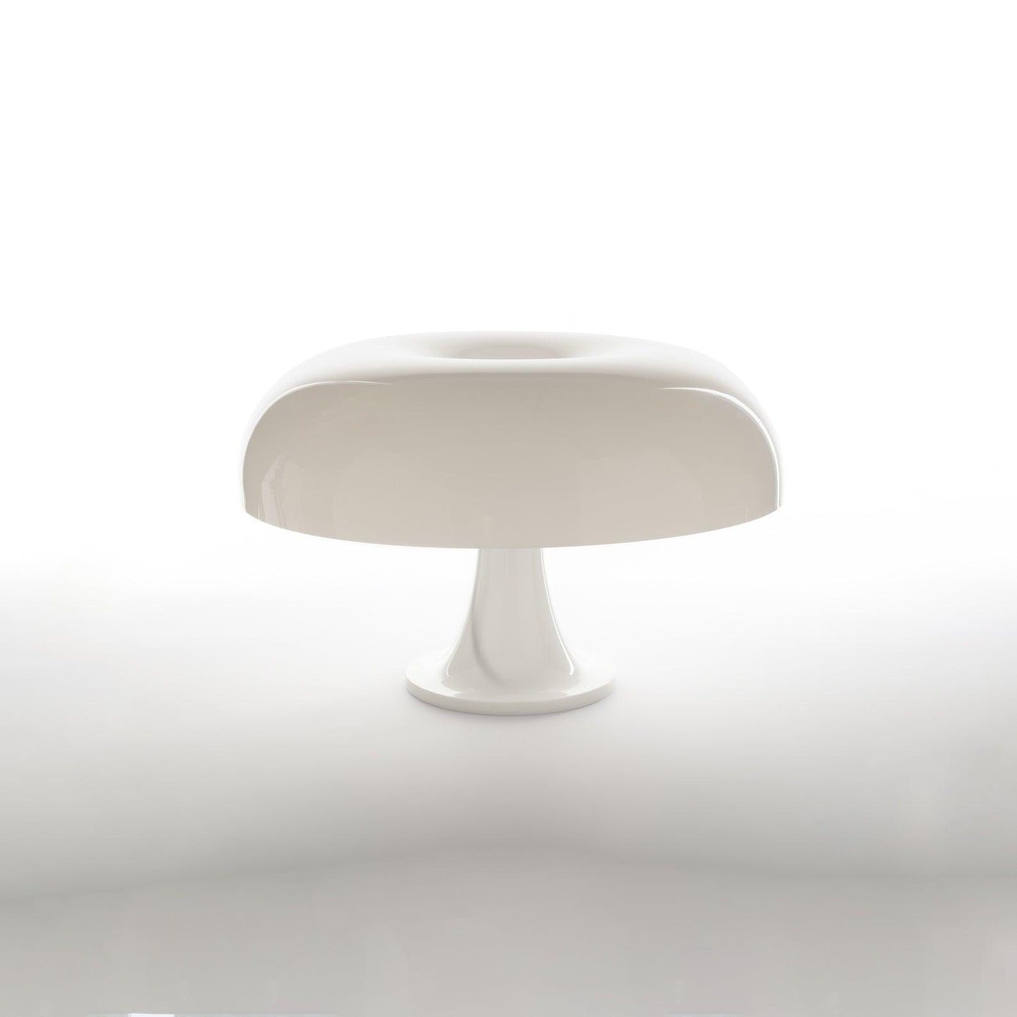 Mushroom Table Lamp | ABS Thermoplastic | Orange & White