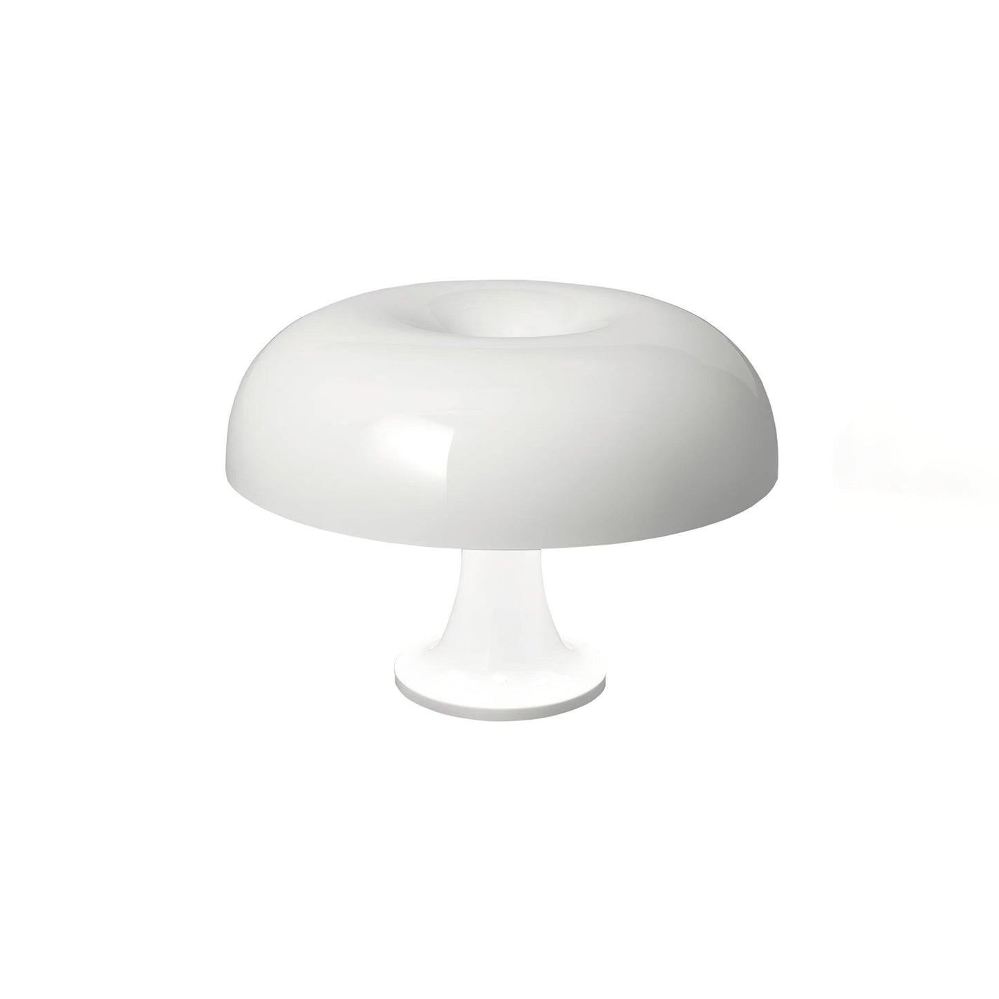 Mushroom Table Lamp | ABS Thermoplastic | Orange & White