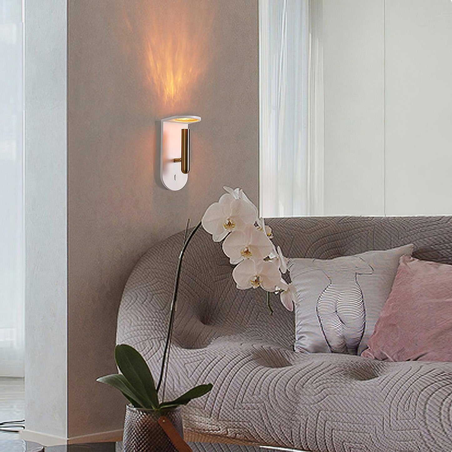 Nights LED Sconce | Aluminum | White or Black