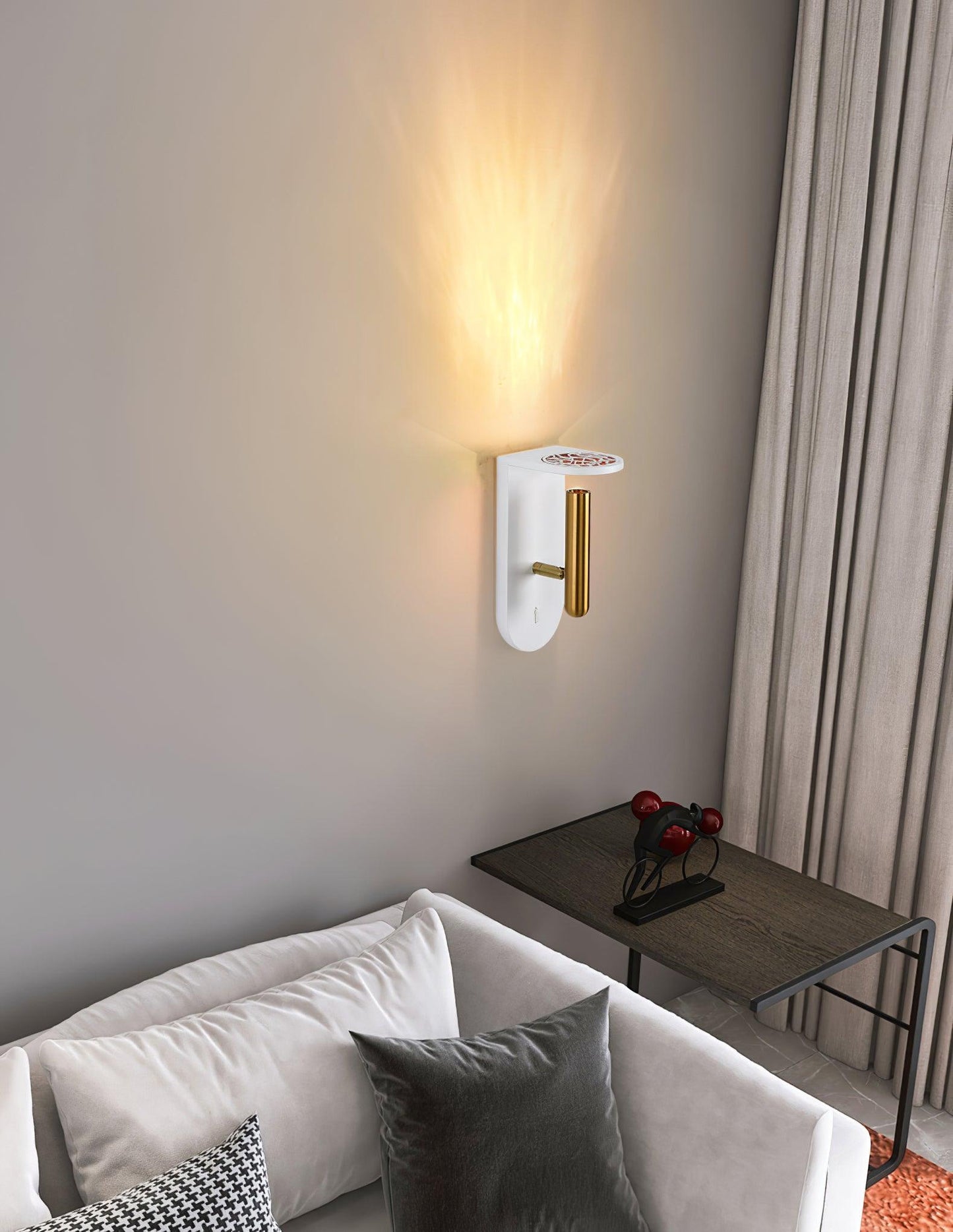 Nights LED Sconce | Aluminum | White or Black