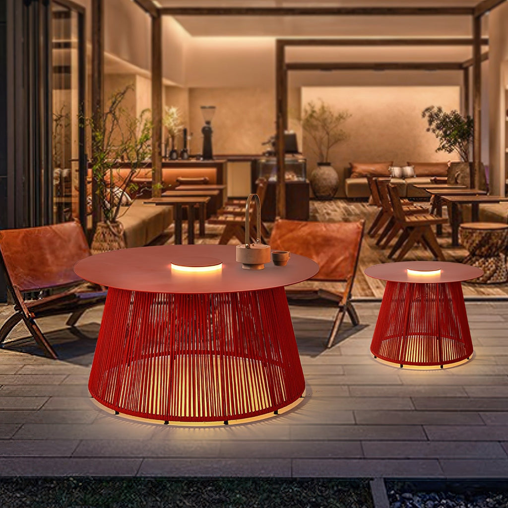 Nit Outdoor Portable Solar Floor Lamp | Solar Powered | Grey/Red/Coffee