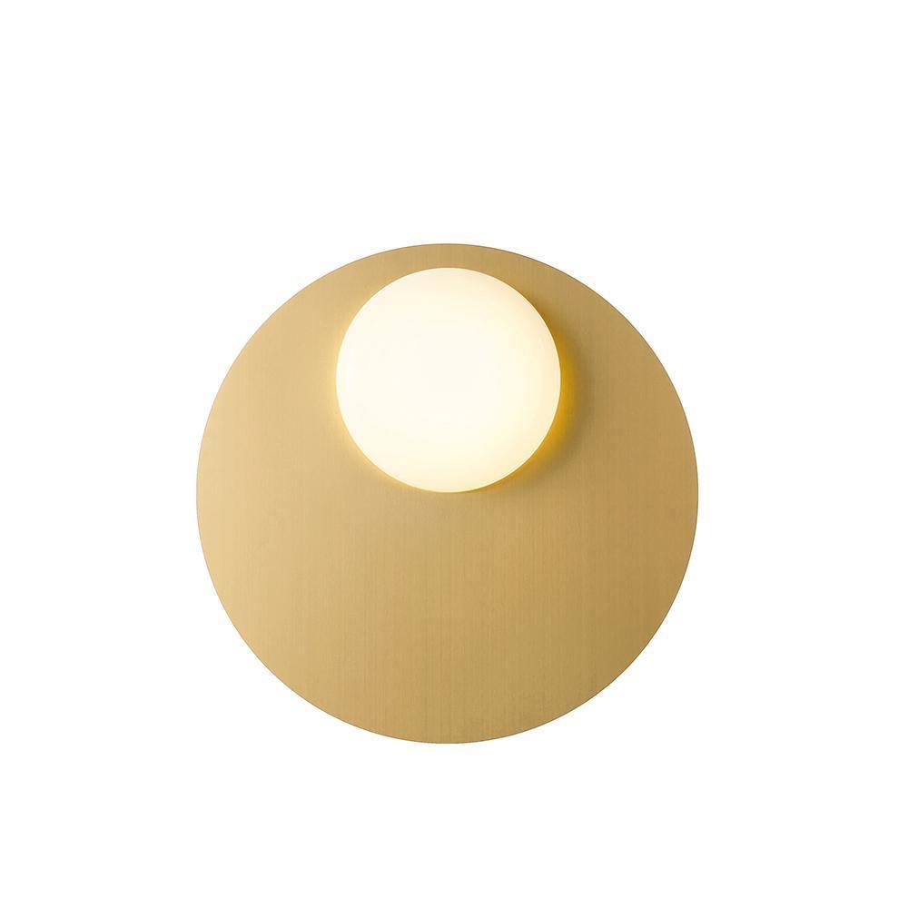 Nodes Angled Wall Sconce | Metal & Glass | Gold or Black