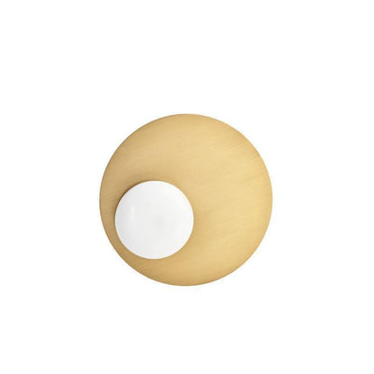 Nodes Angled Wall Sconce | Metal & Glass | Gold or Black
