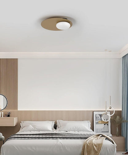 Nodes Angled Wall Sconce | Metal & Glass | Gold or Black