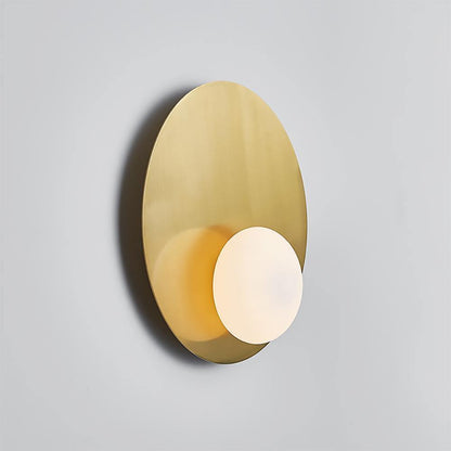 Nodes Angled Wall Sconce | Metal & Glass | Gold or Black