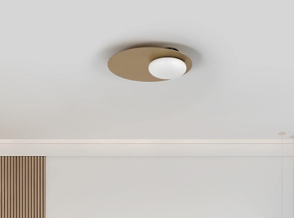 Nodes Angled Wall Sconce | Metal & Glass | Gold or Black