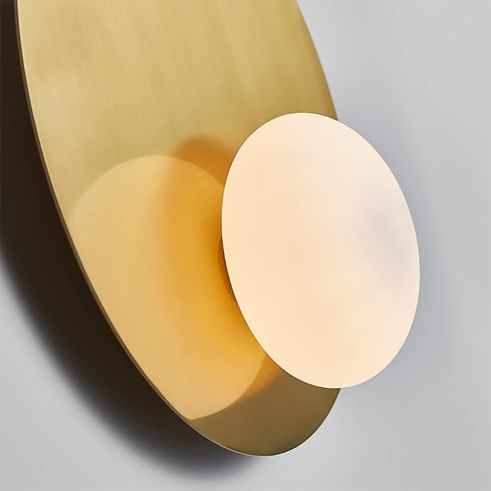 Nodes Angled Wall Sconce | Metal & Glass | Gold or Black