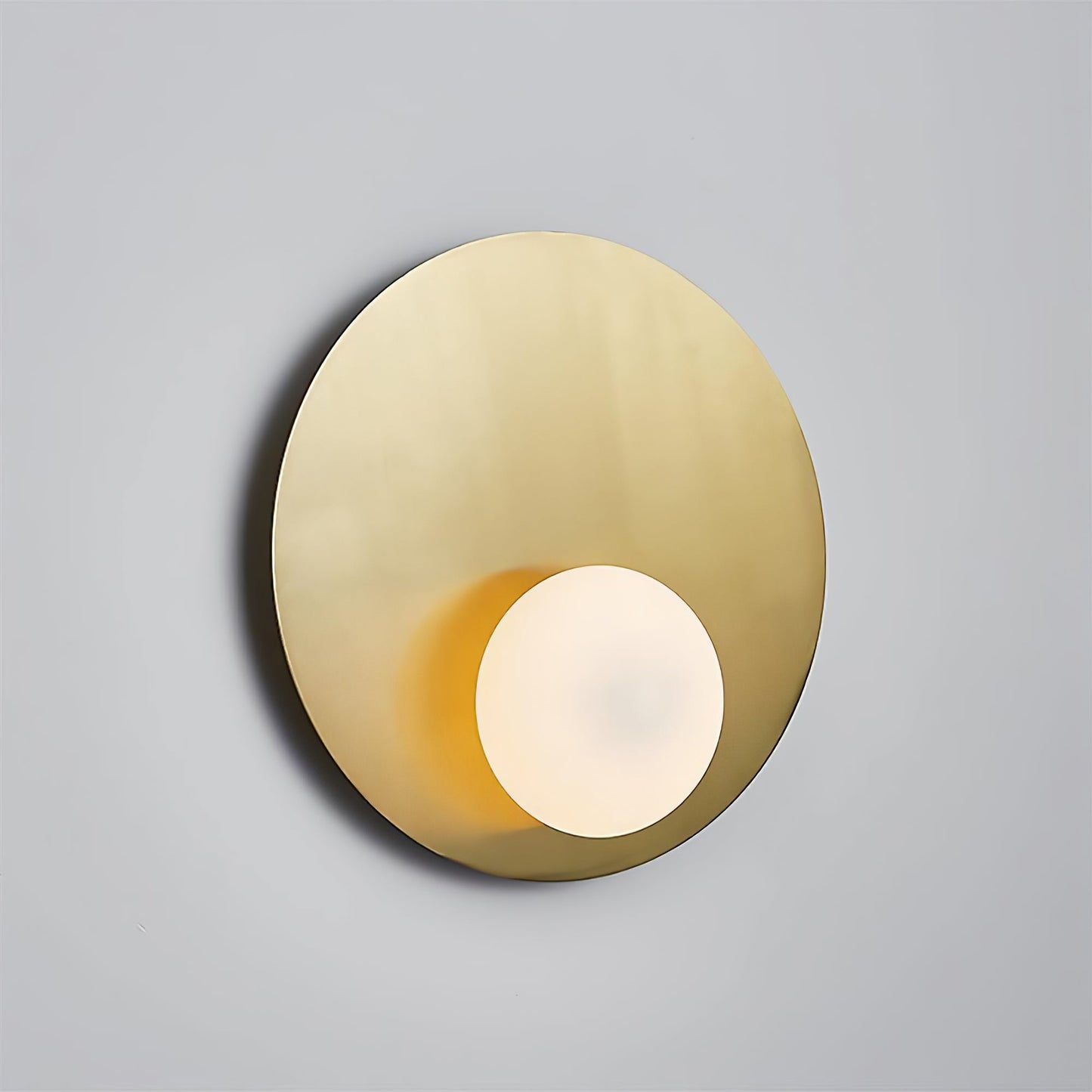 Nodes Angled Wall Sconce | Metal & Glass | Gold or Black