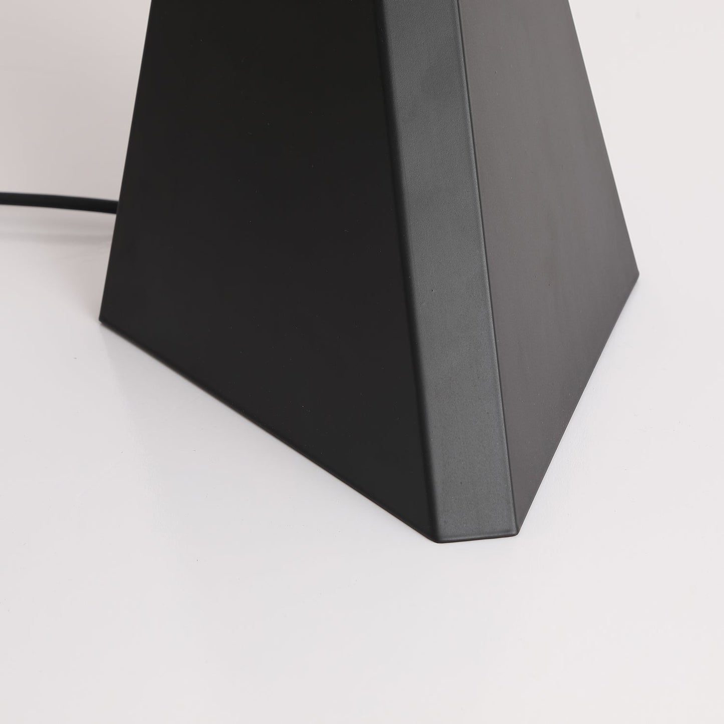 Noir Roy Table Lamp | Stainless Steel & Glass | Black & White
