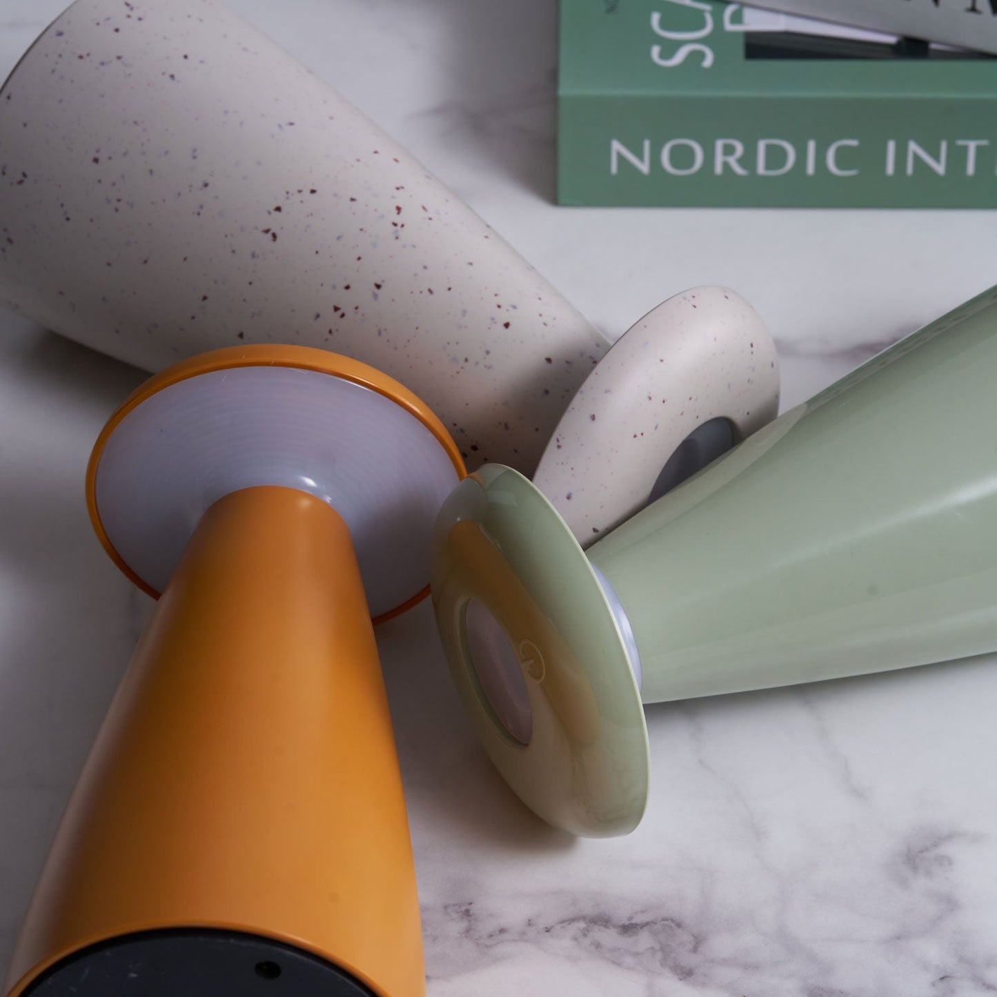 Noko Mushroom Table Lamp | Rechargeable | Grey, Green, Orange