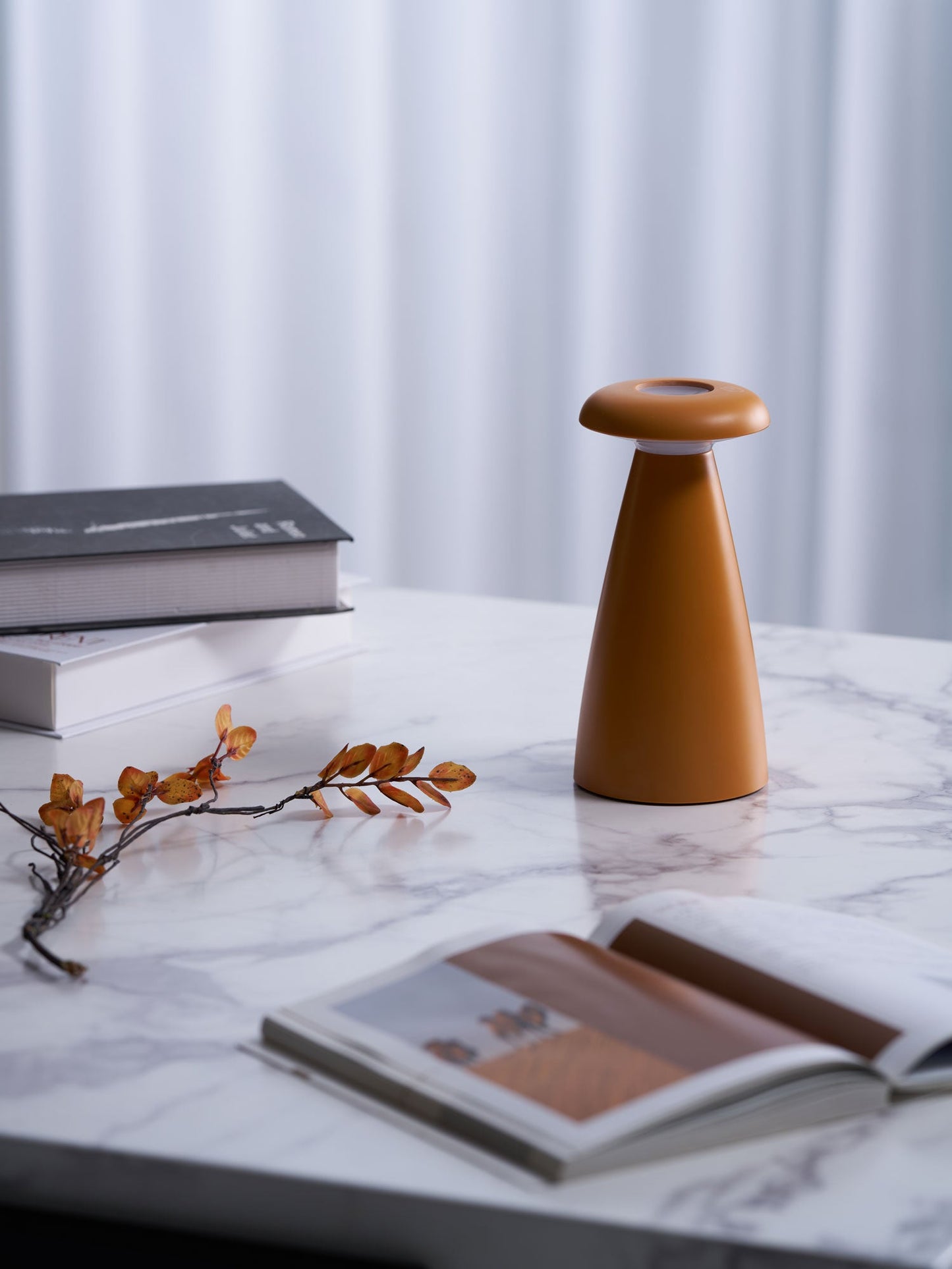 Noko Mushroom Table Lamp | Rechargeable | Grey, Green, Orange